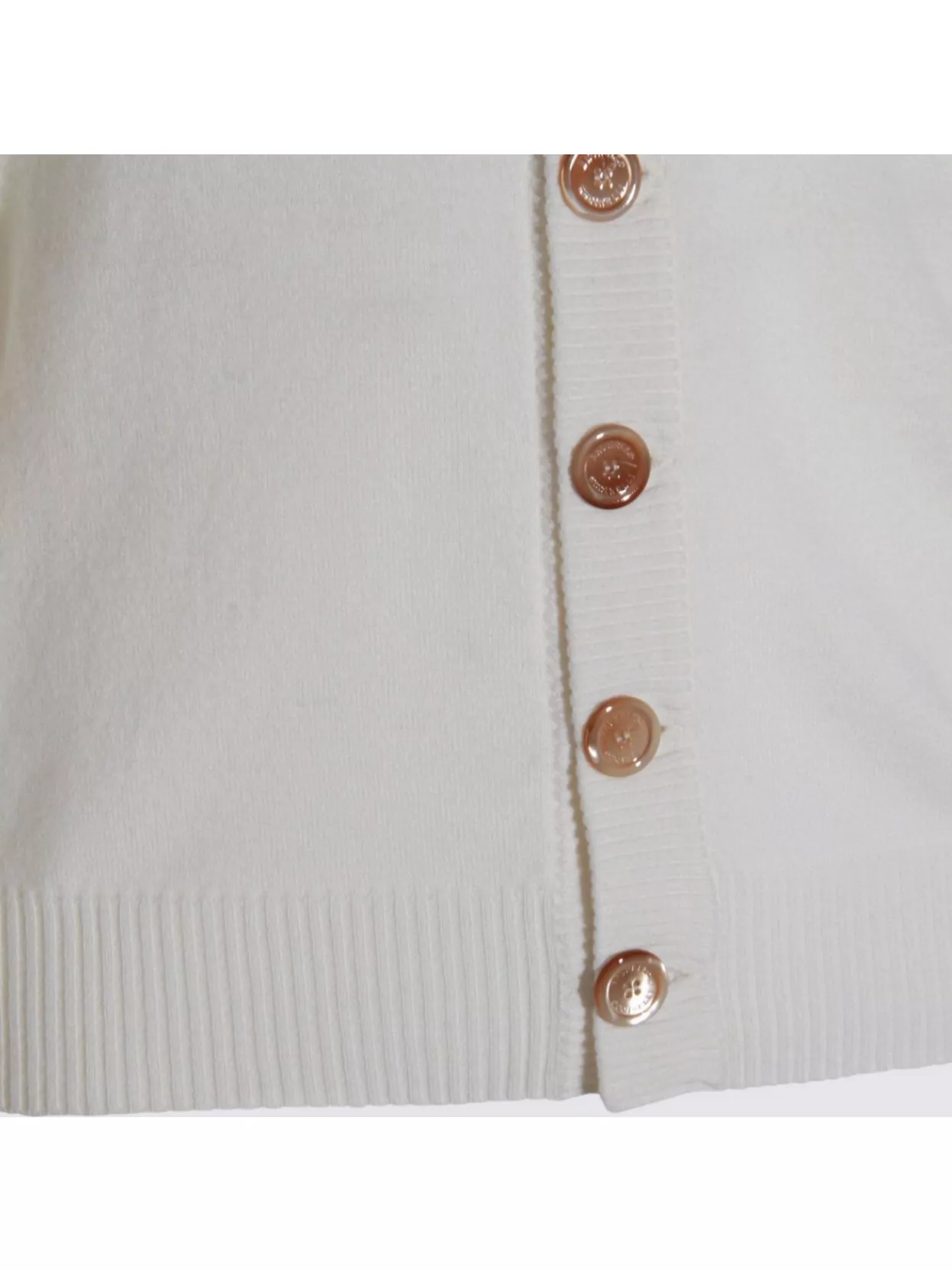 Brunello Cucinelli V-Neck Long Sleeve Sweater With Ribbed Cuffs And Hem