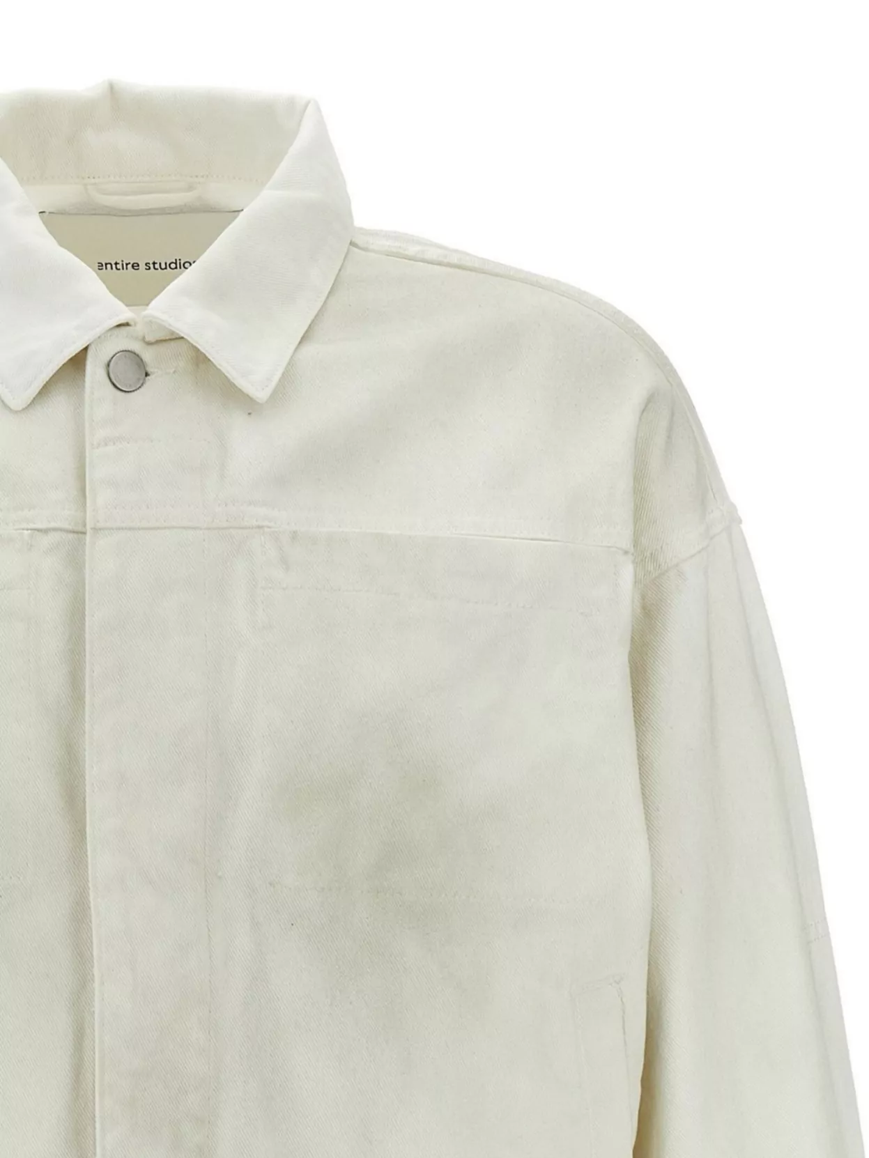 Entire Studios Giubbotto In Denim Gem Bone In Multi