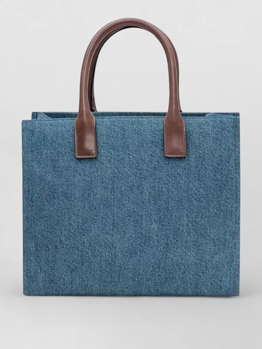Versace La Medusa Small Leather Tote Bag