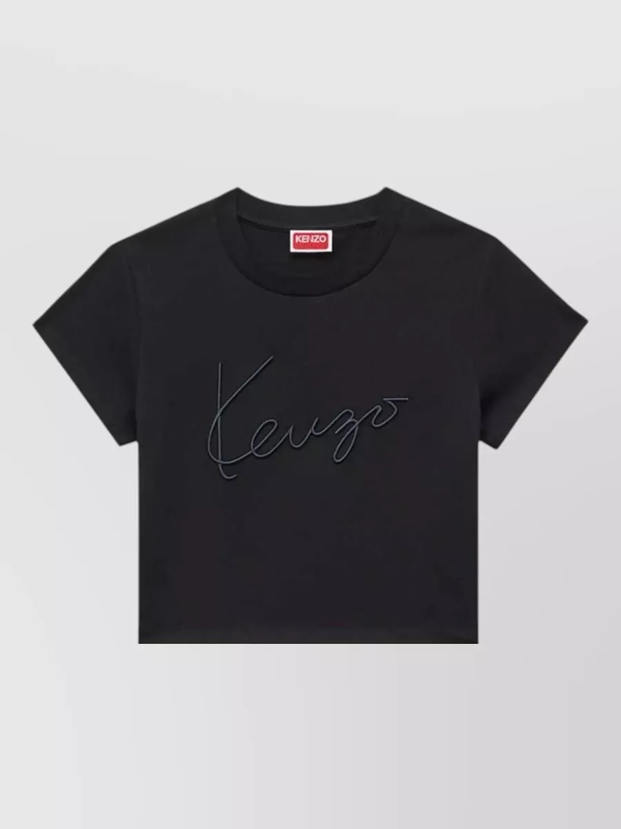 Kenzo cotton cropped t-shirt
