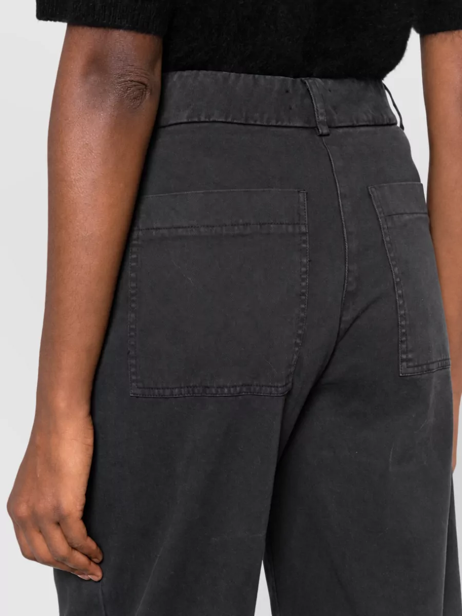 Via Masini 80 Pleated Denim Trousers