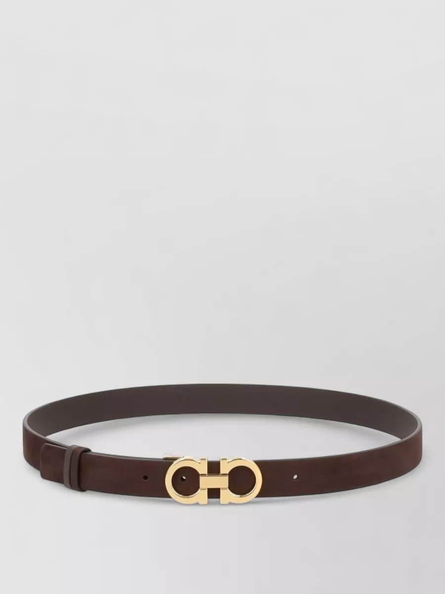 Ferragamo leather reversible belt