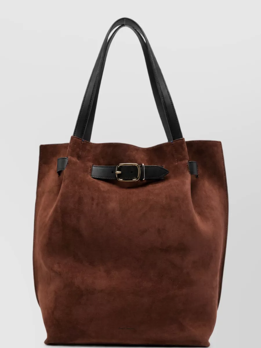 Paul Smith suede leather tote bag