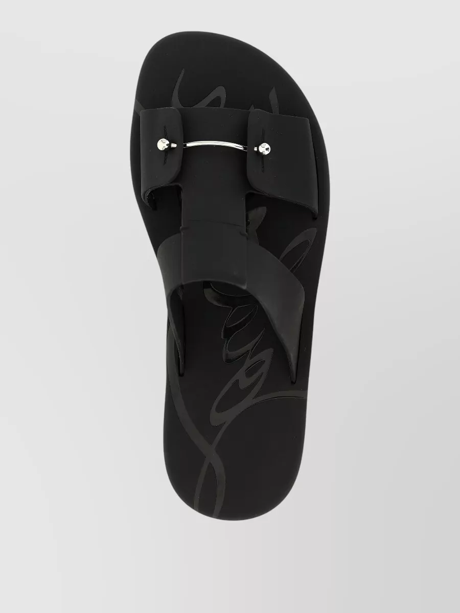 Christian Louboutin Rubber Flat Slides