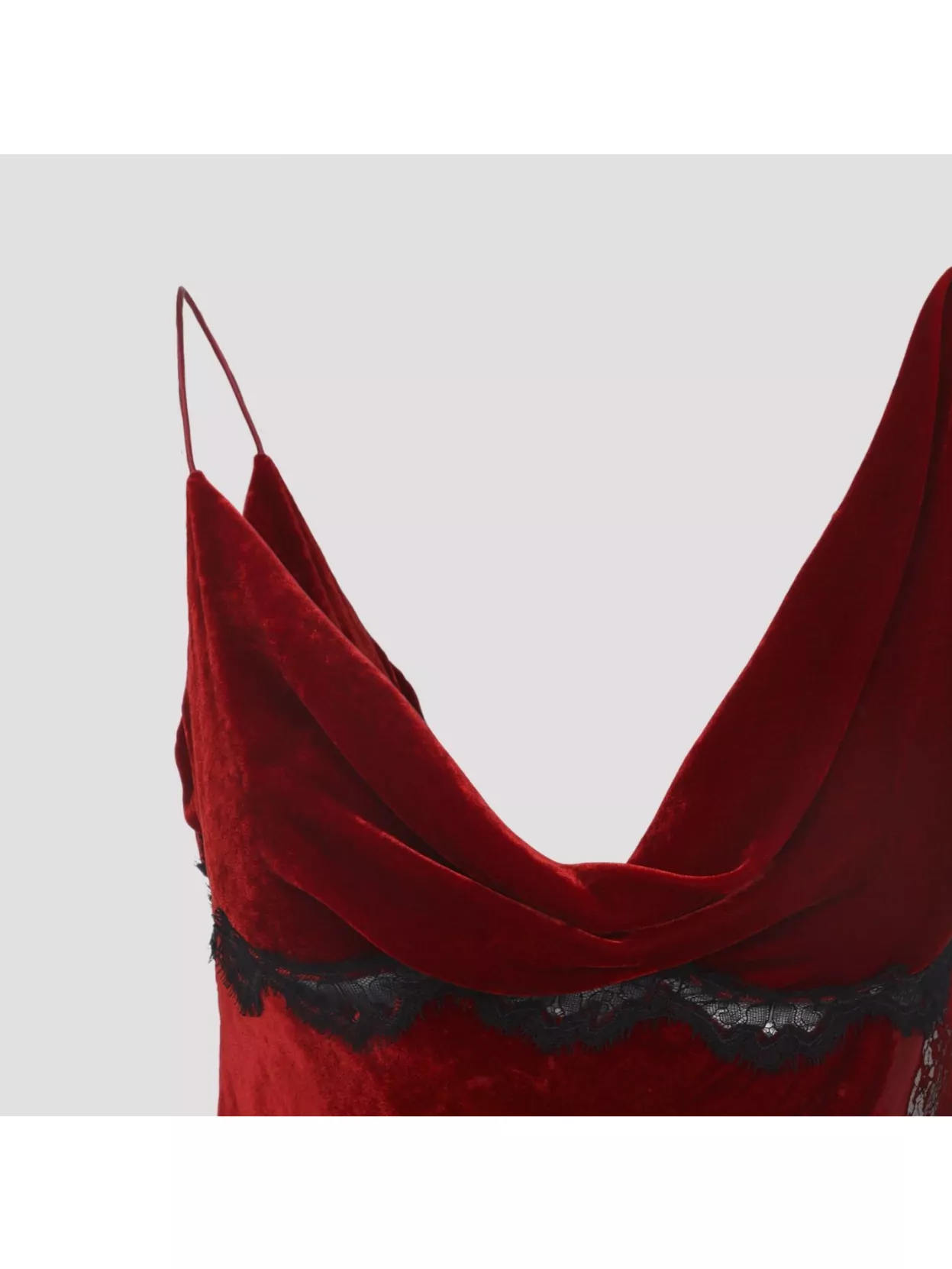 Roberto Cavalli Asymmetric Hem Draped Neckline Velvet Dress