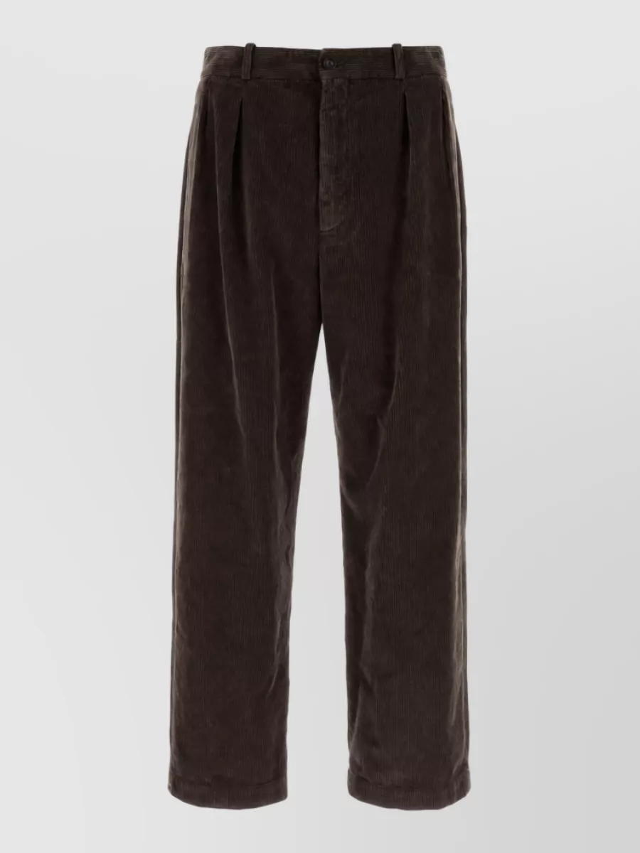 The Row Cotton wide-leg trousers