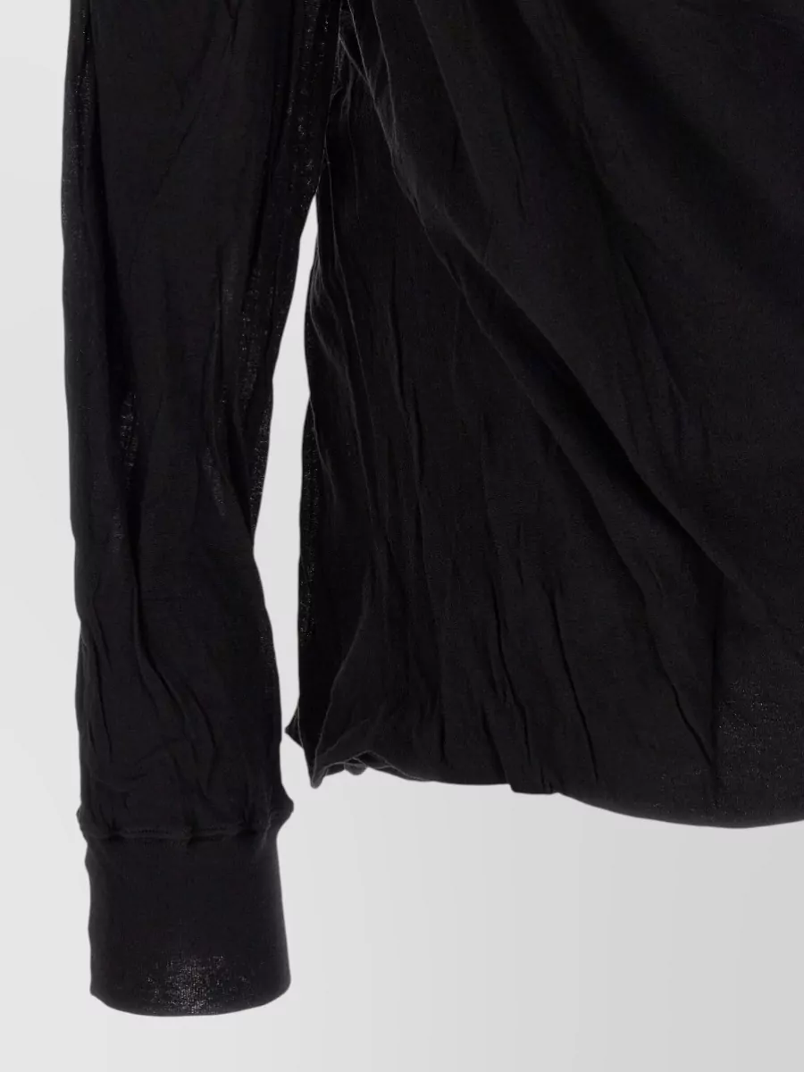 Rick Owens Twisted Long-Sleeve T-Shirt