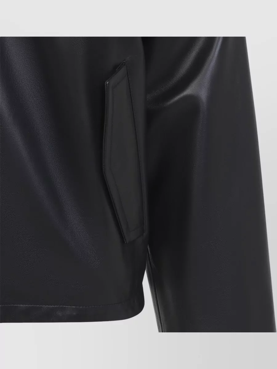 Bottega Veneta Leather Relaxed-Fit Jacket