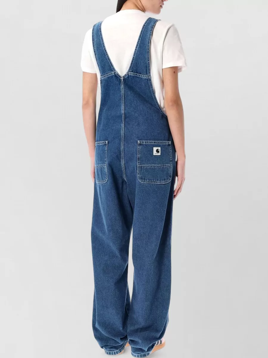 Carhartt Wip Denim Relaxed-Fit Bib Overalls
