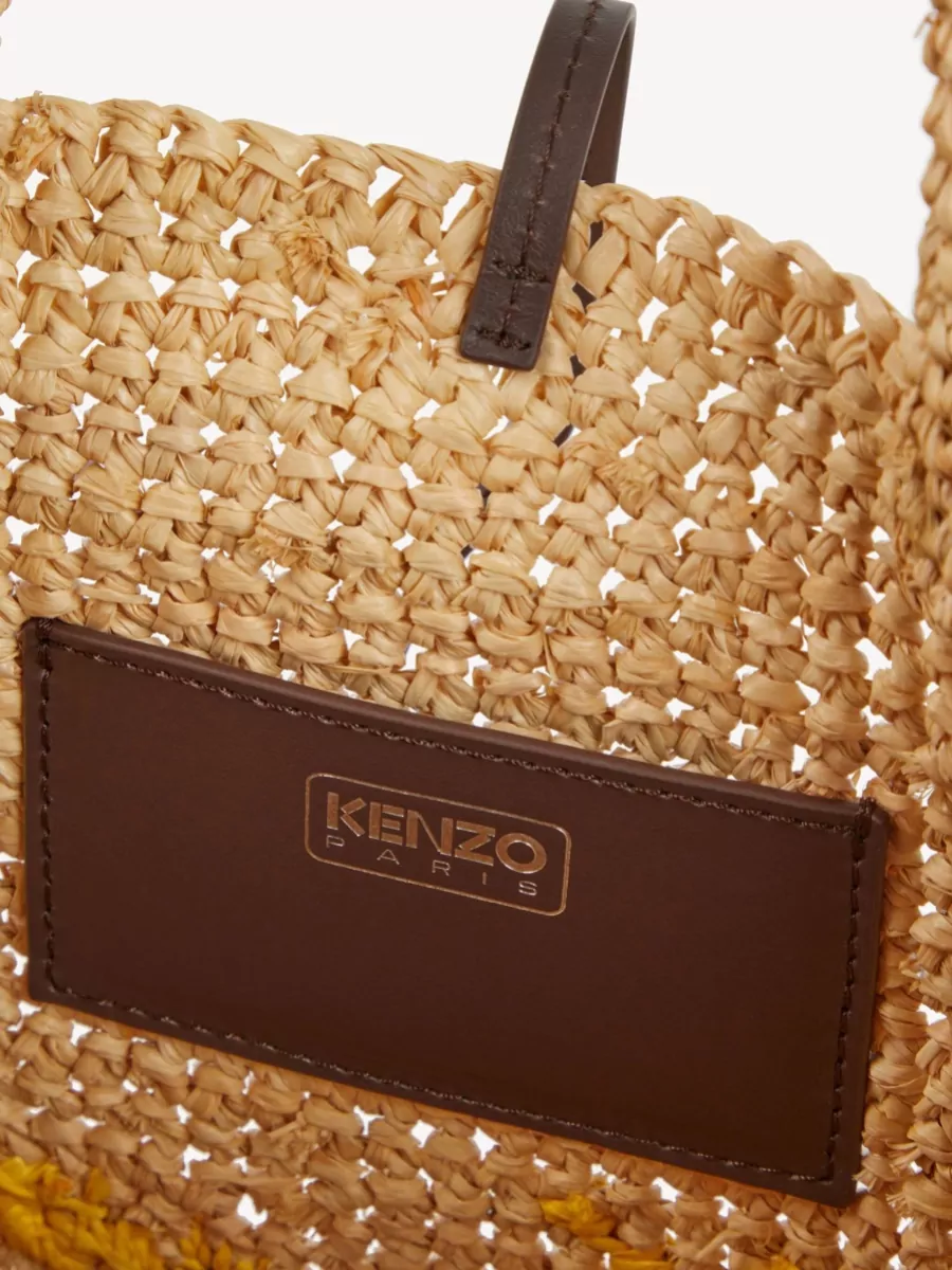 Kenzo Small Raffia Beach Bag