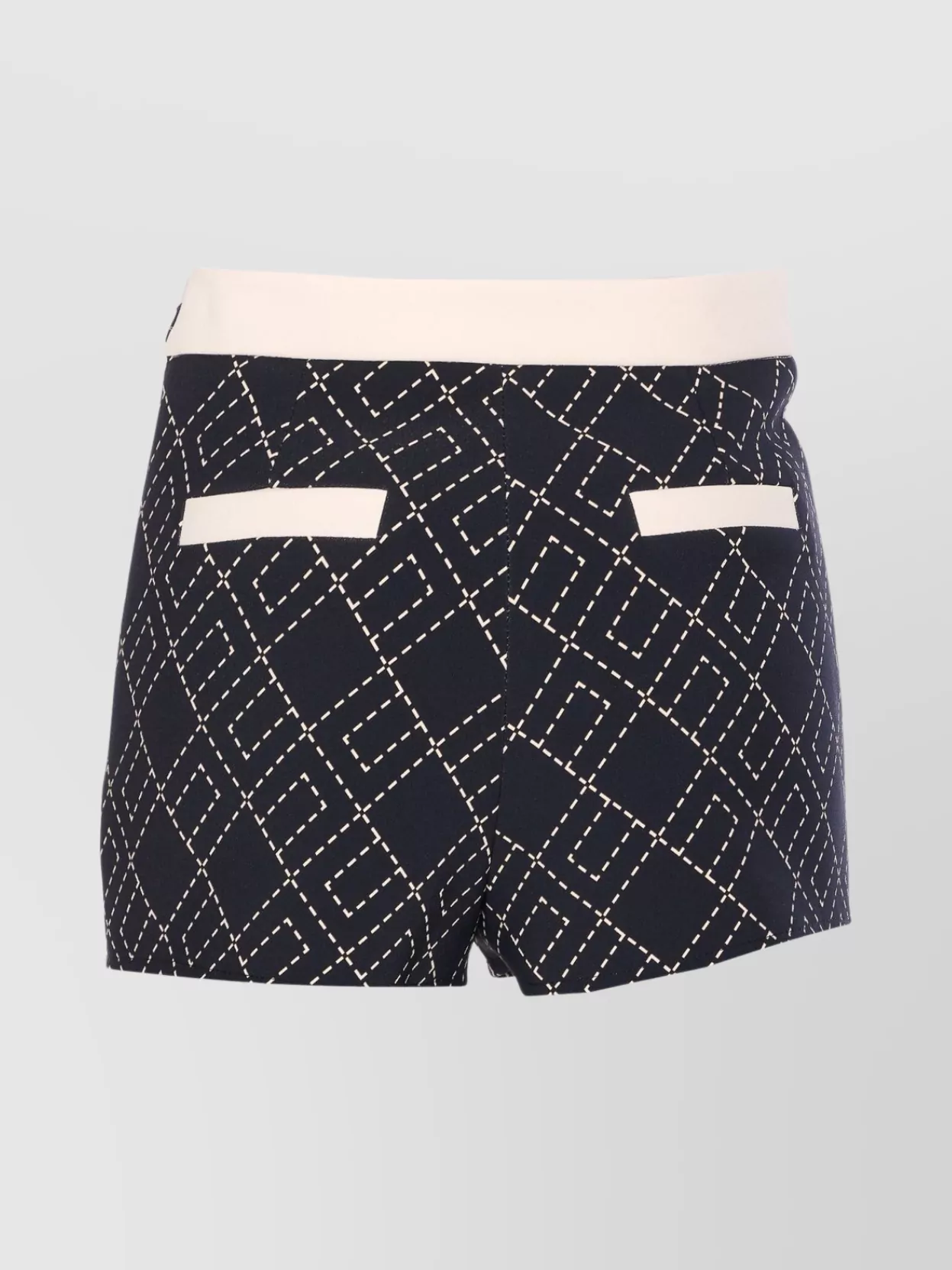 Elisabetta Franchi High-waisted shorts featuring front