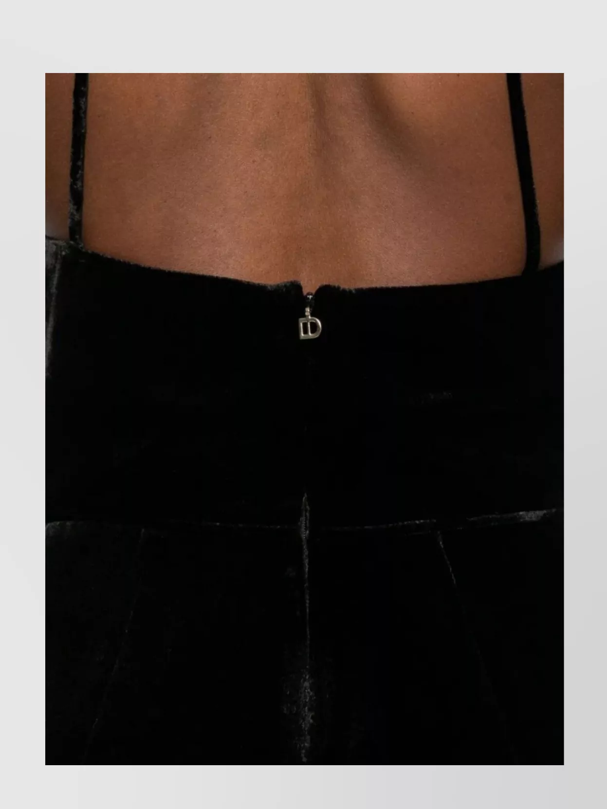Raquel Diniz Sleeveless Velvet Wide Leg Jumpsuit