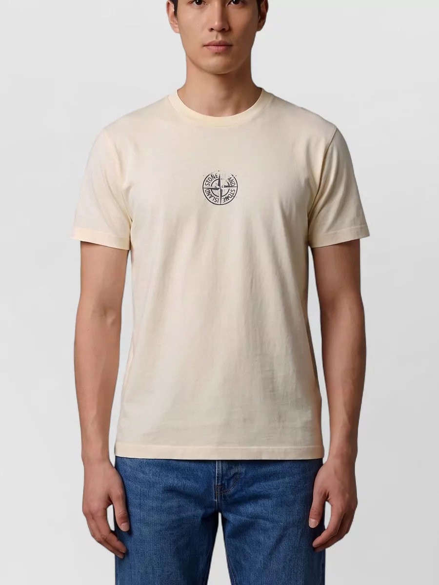 Stone Island cotton regular-fit printed t-shirt