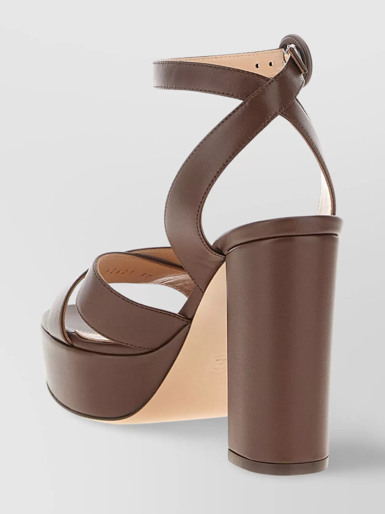 Gianvito Rossi "Sabrina" Open Toe Platform Sandals