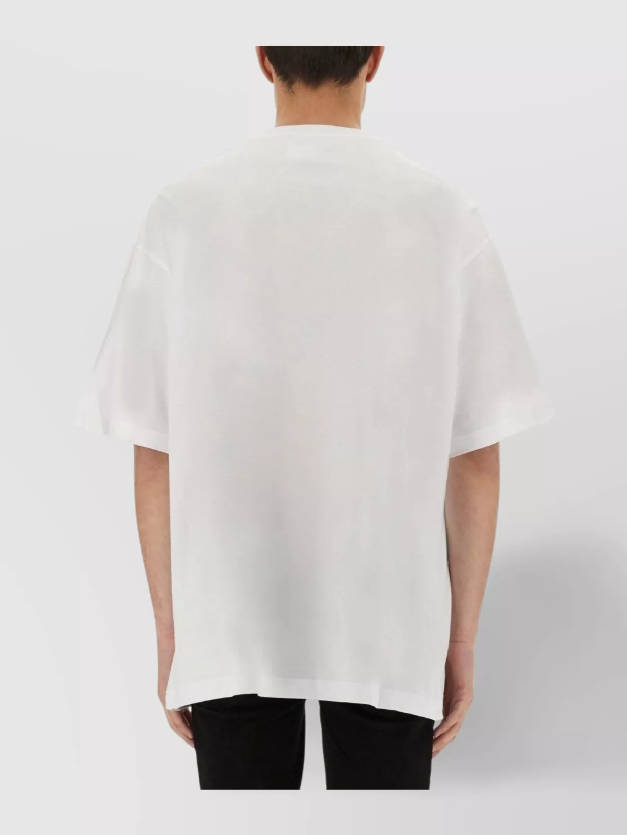 Shop Versace Jeans Couture Zebra Rhinestone Logo T-shirt