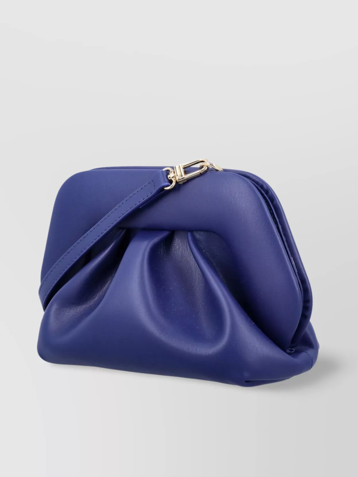 Themoirè Gea Clutch Sculptural Pleated Frame