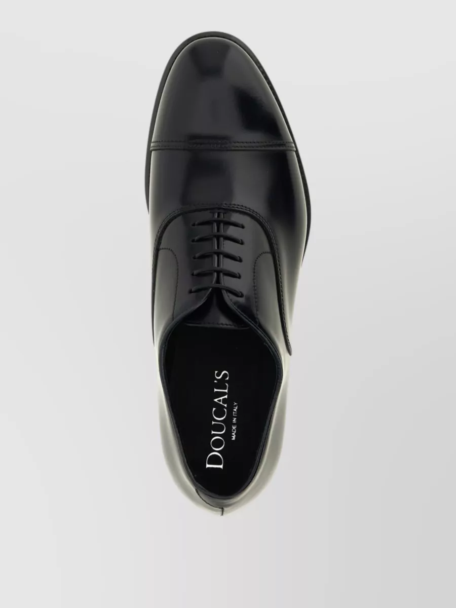 Doucal's Leather Oxford Derby Shoes