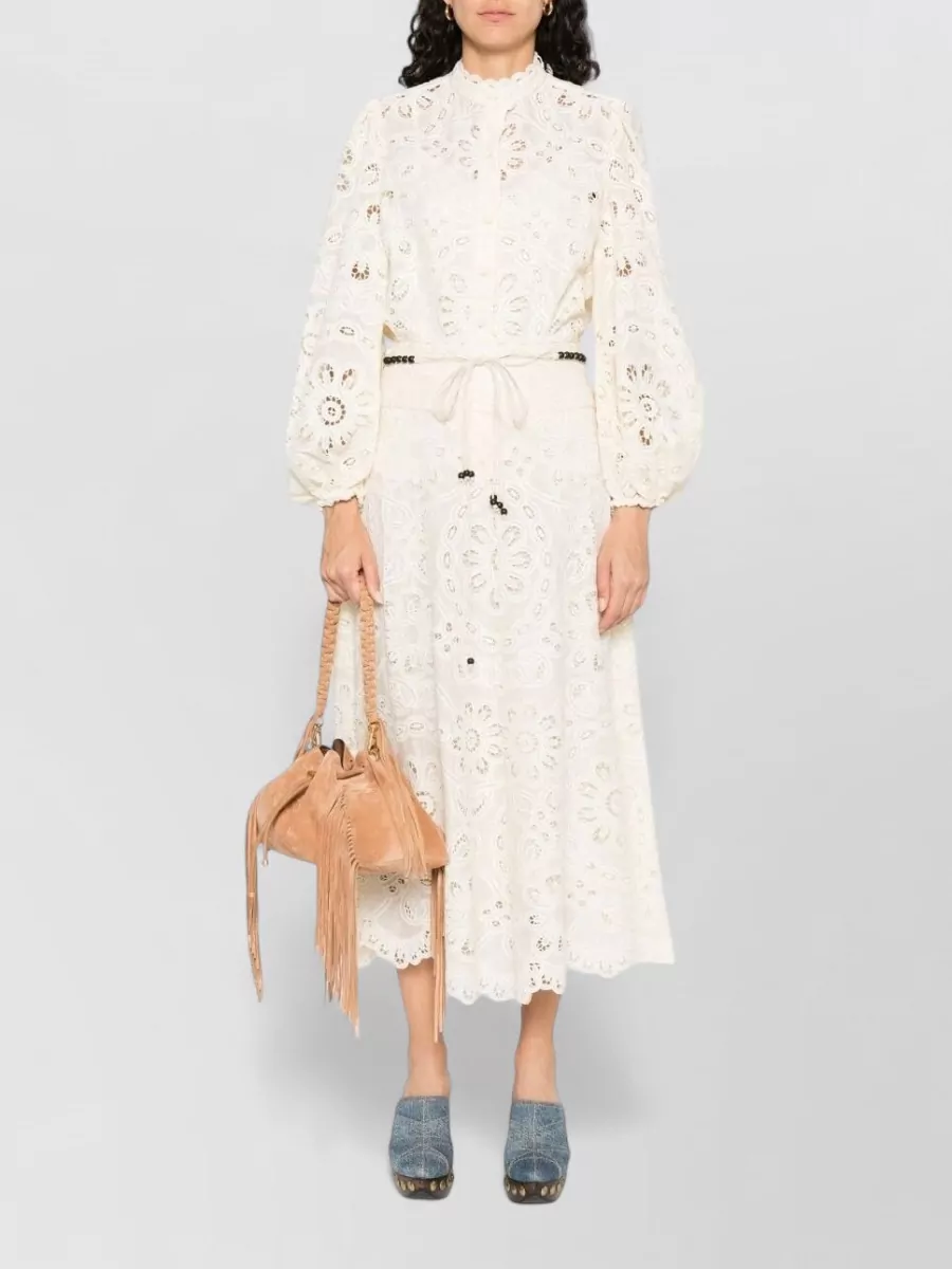 Zimmermann Embroidered Cutout Blouse