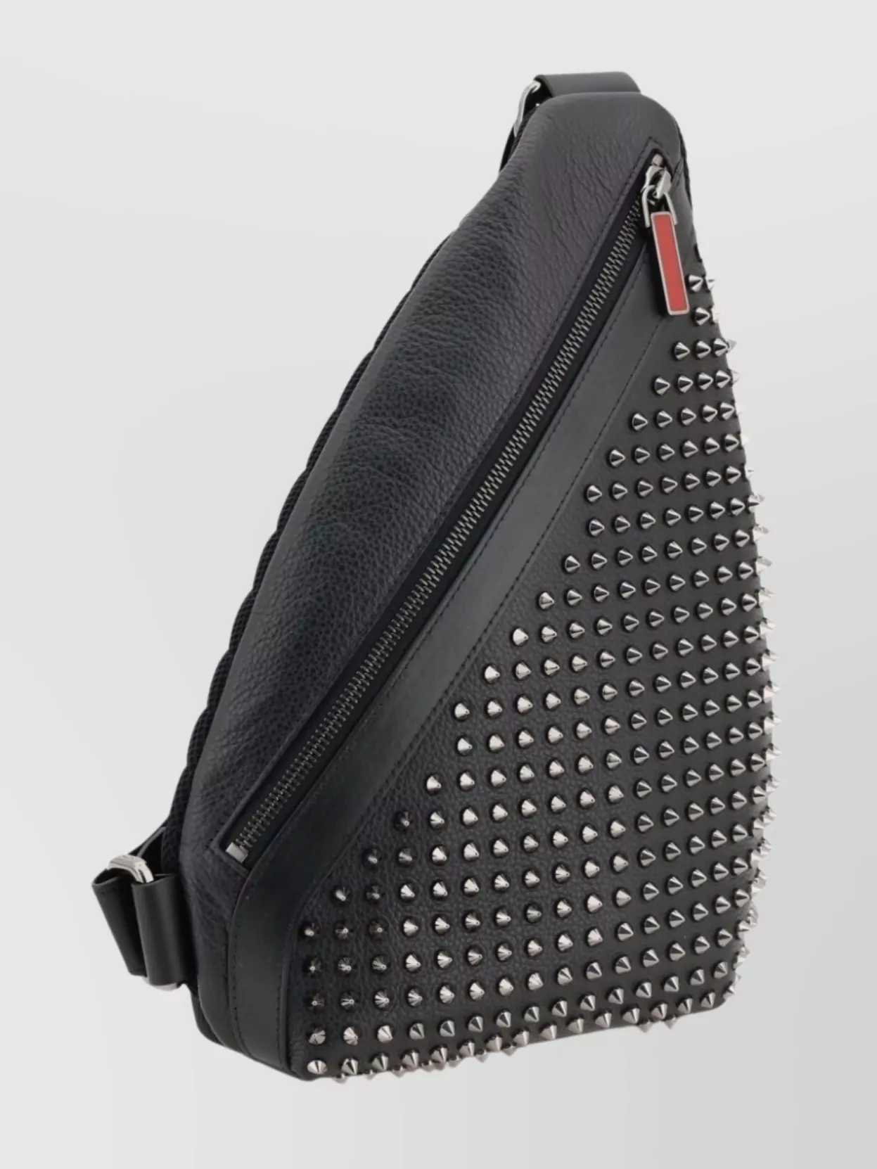 Christian Louboutin Studded Leather Triangular Shape Backpacks