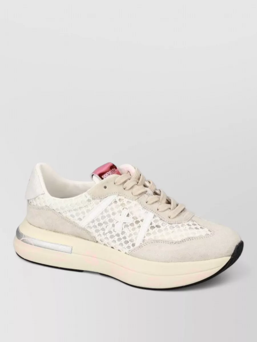Premiata Leather Low-Top Sneakers