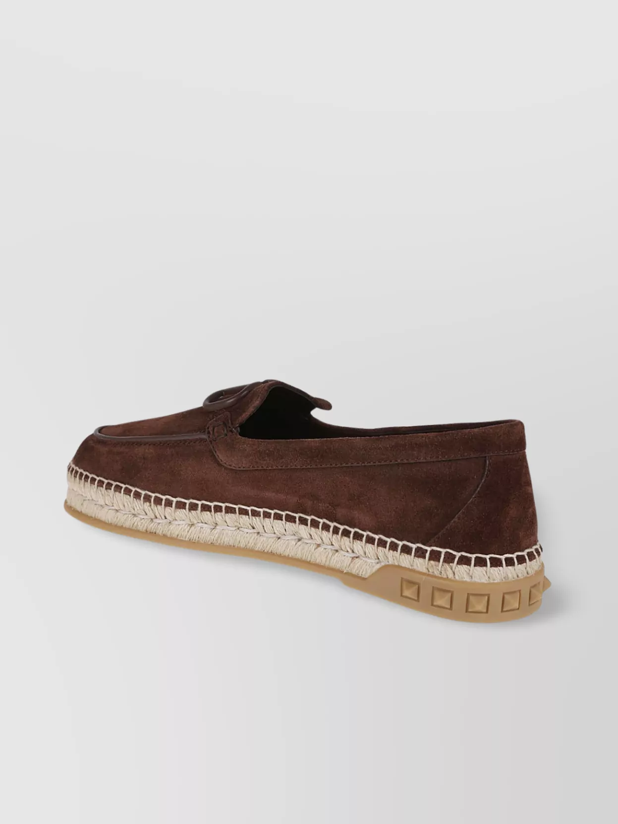 Valentino Garavani Crust Suede Espadrilles Rope Bottom
