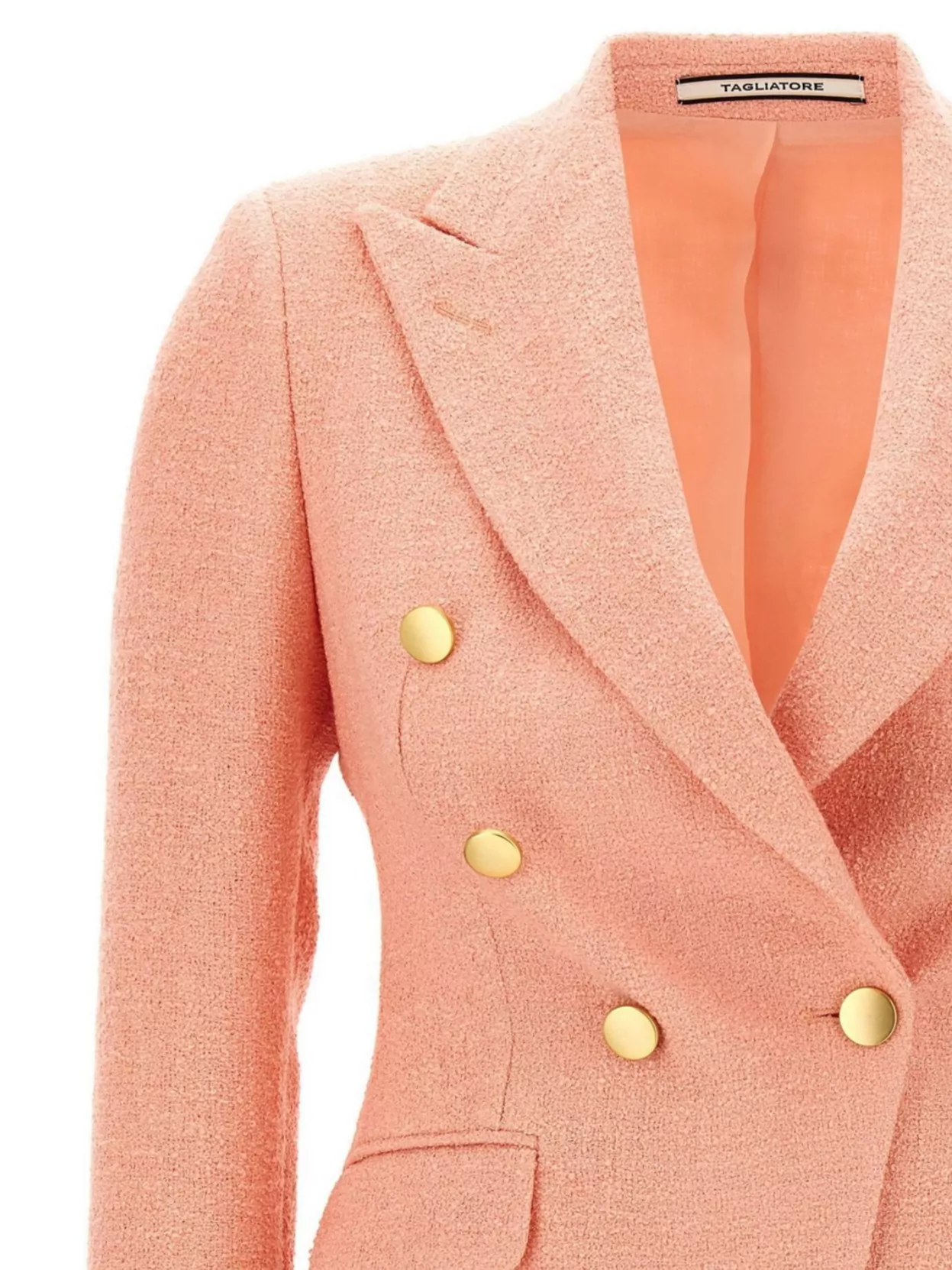 Tagliatore Lapel Blazer Gold Buttons