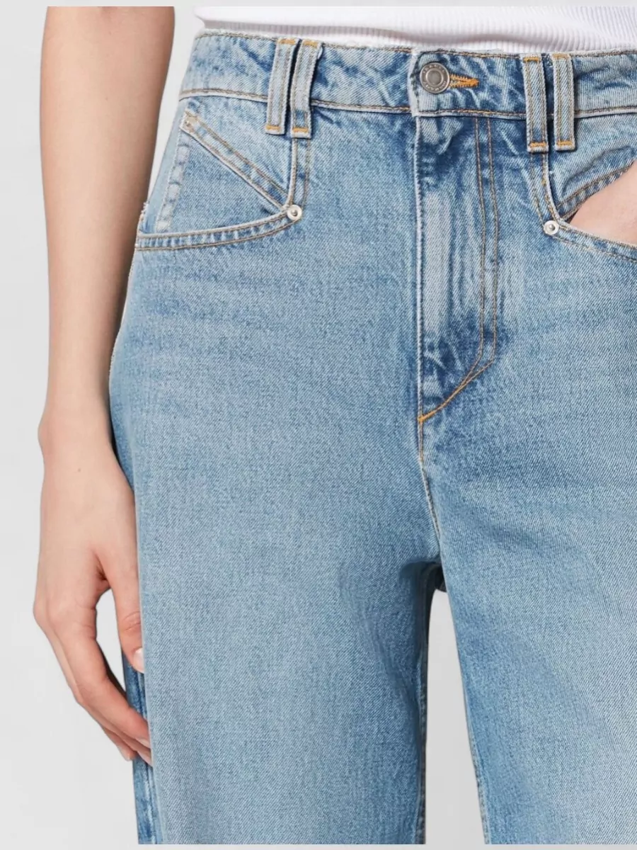 Isabel Marant Denim Wide-Leg Jeans