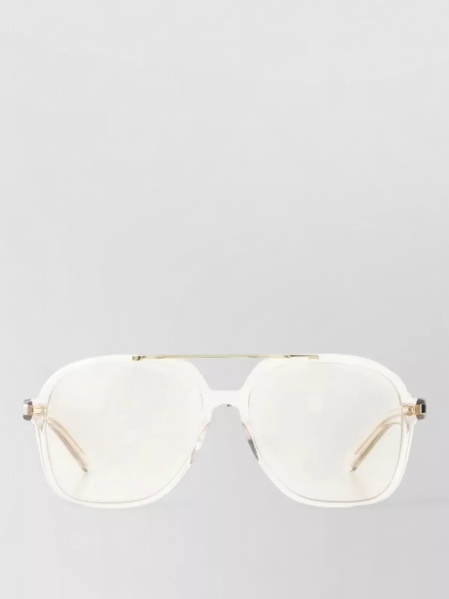 Saint Laurent acetate rectangular sunglasses