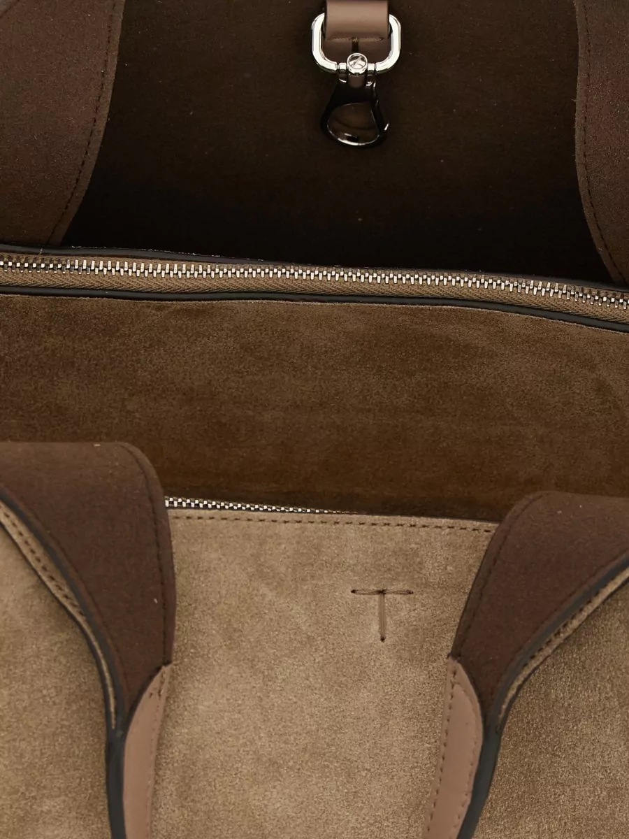 Tod's Apa Mini Bag Suede Dual Handles Strap