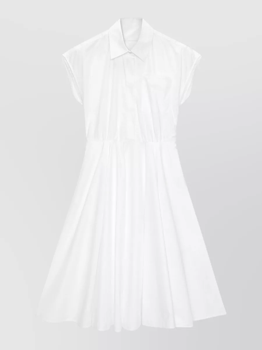 Msgm Cotton Midi Dress