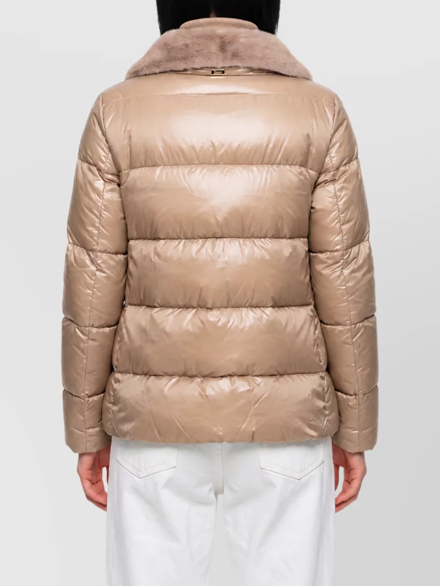Herno Down Fur Collar Puffer Jacket