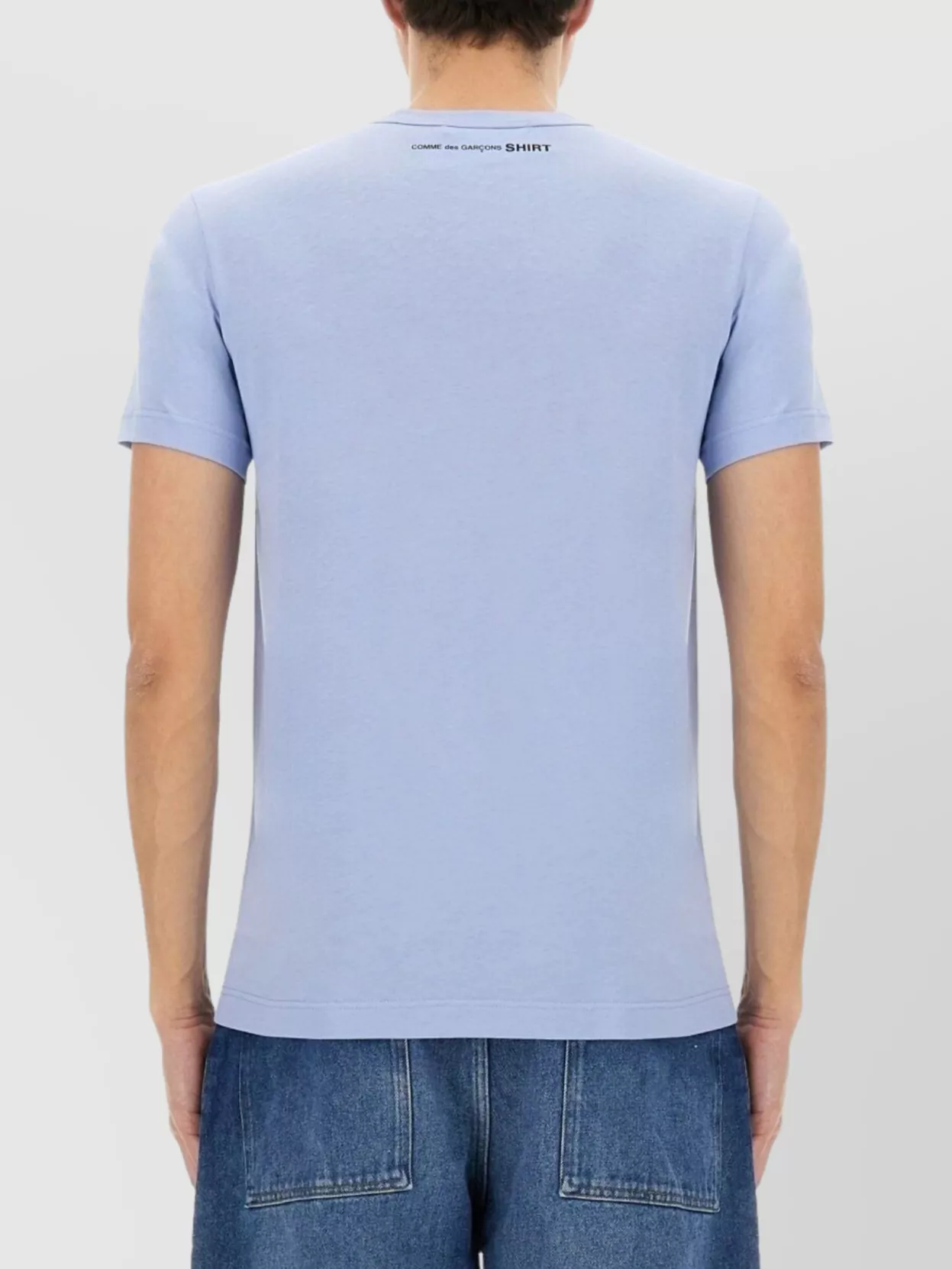 Comme Des Garçons Soft Crew Neck T-Shirt With Short Sleeves