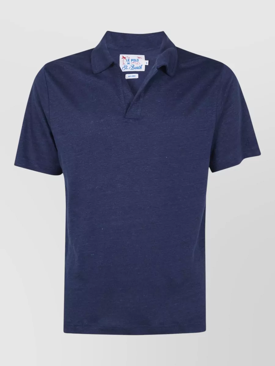 Mc2 Saint Barth Linen Polo Shirt
