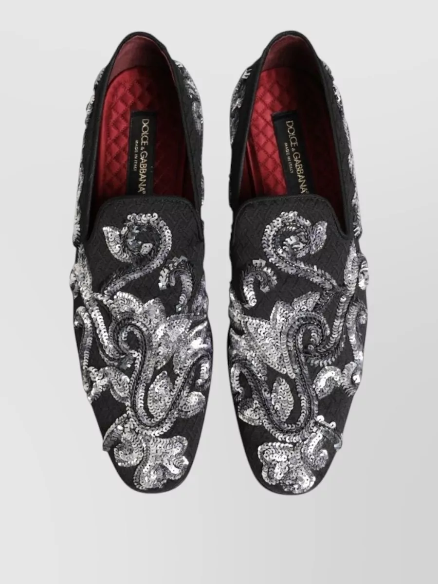 Dolce&Gabbana Embroidered Loafers
