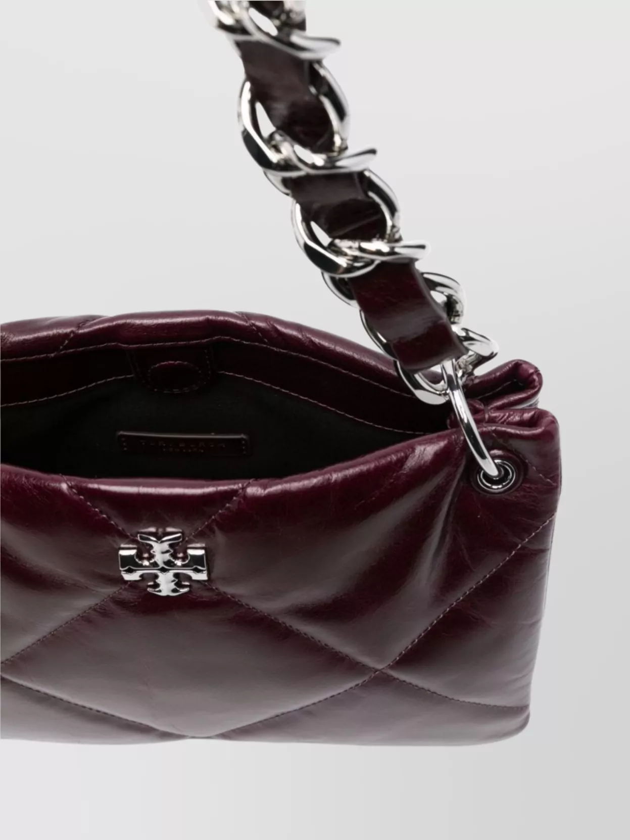 Tory Burch Quilted Leather Shoulder Bag With Chain Strap