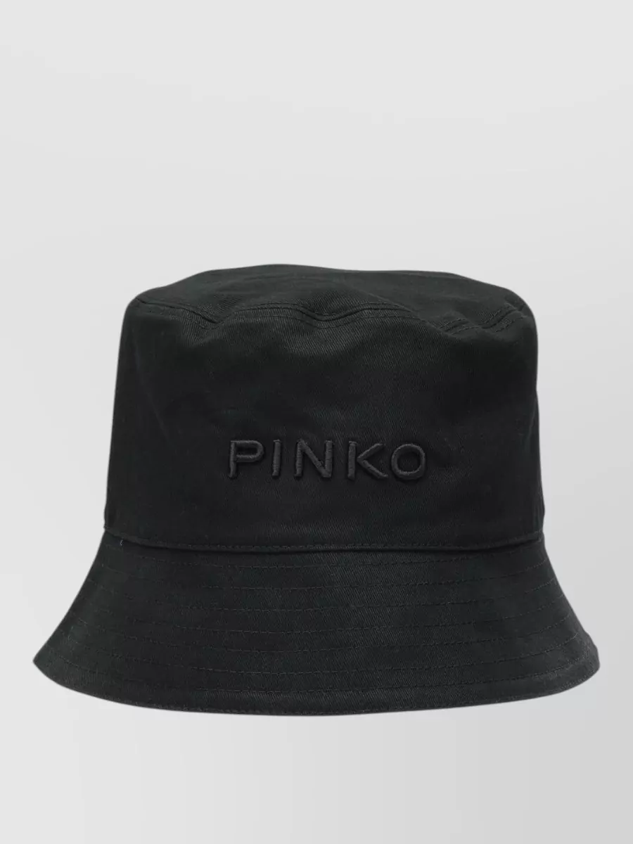 Pinko cotton bucket hat
