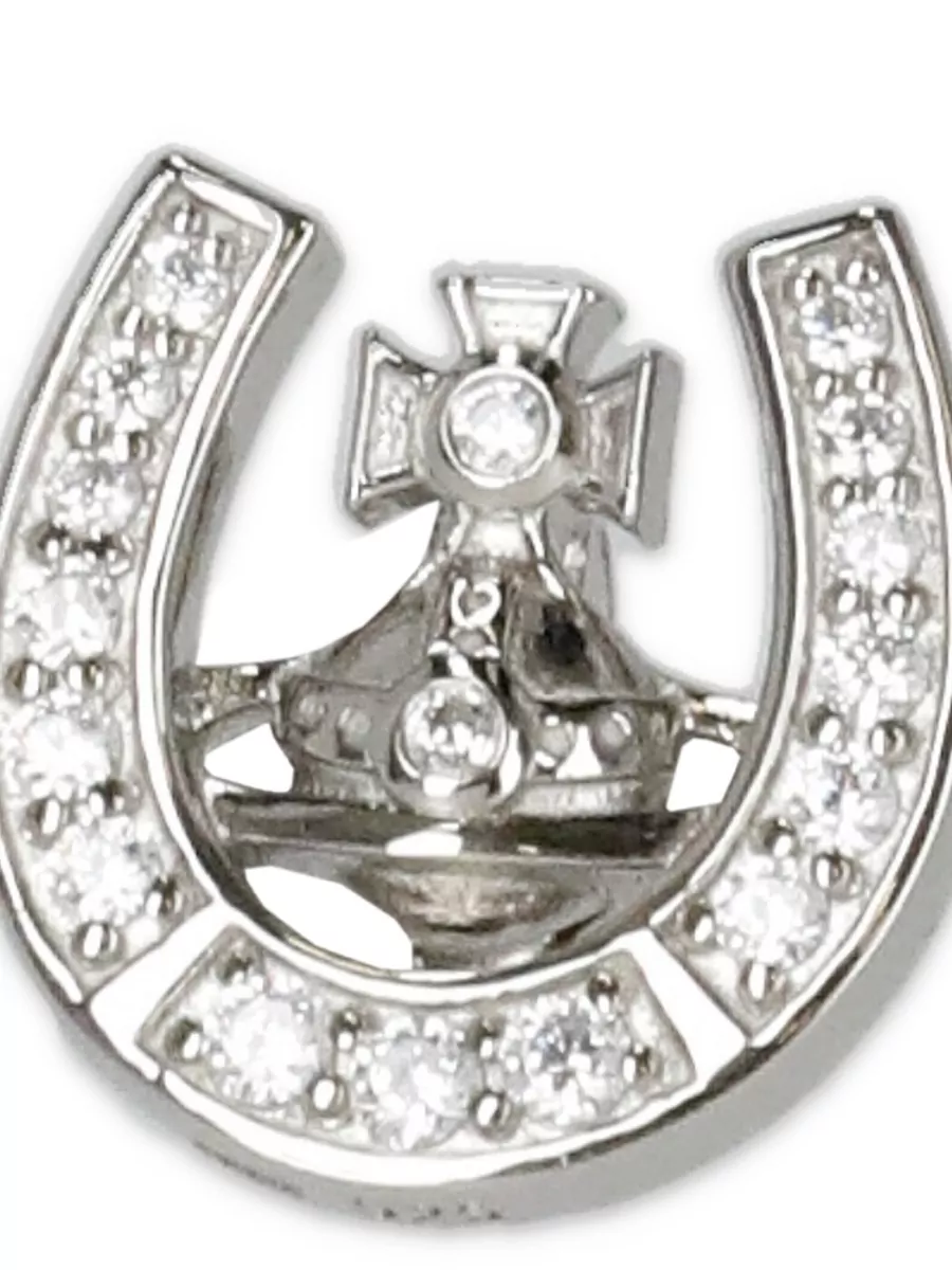 Vivienne Westwood Crystal-Embellished Orb Earrings