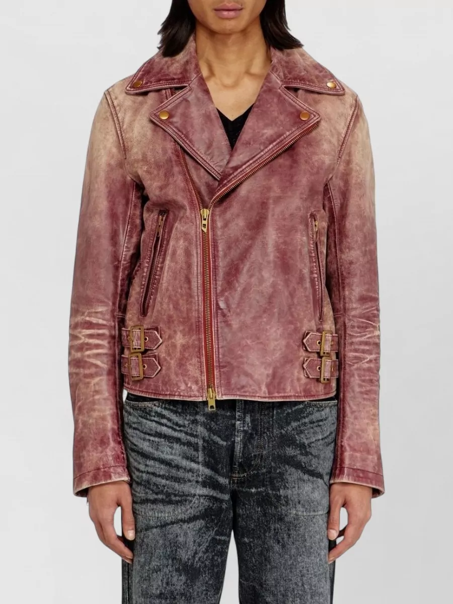 Diesel Leather Blazer