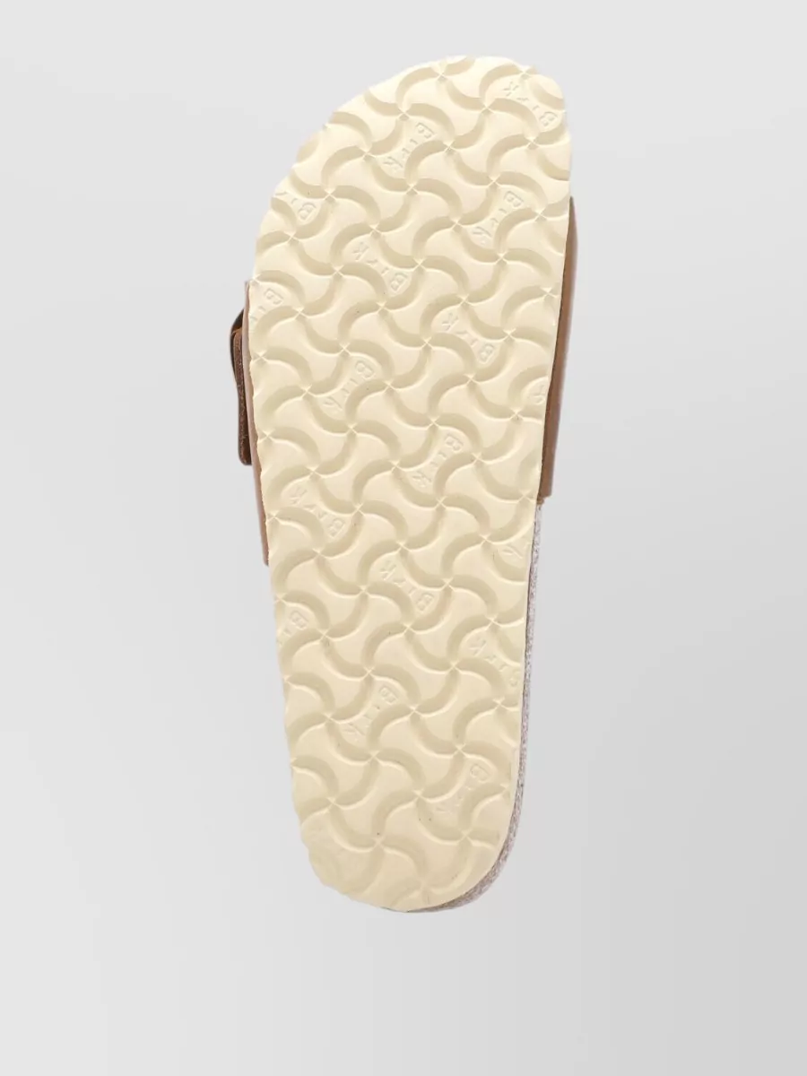 Birkenstock Flat Leather Sandals Narrow Fit Buckle