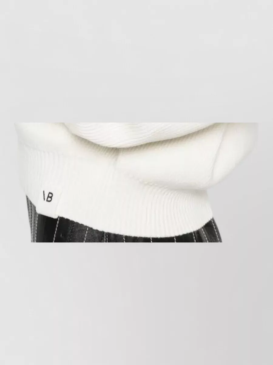 Victoria Beckham Cotton Relaxed-Fit V-Neck Sweater