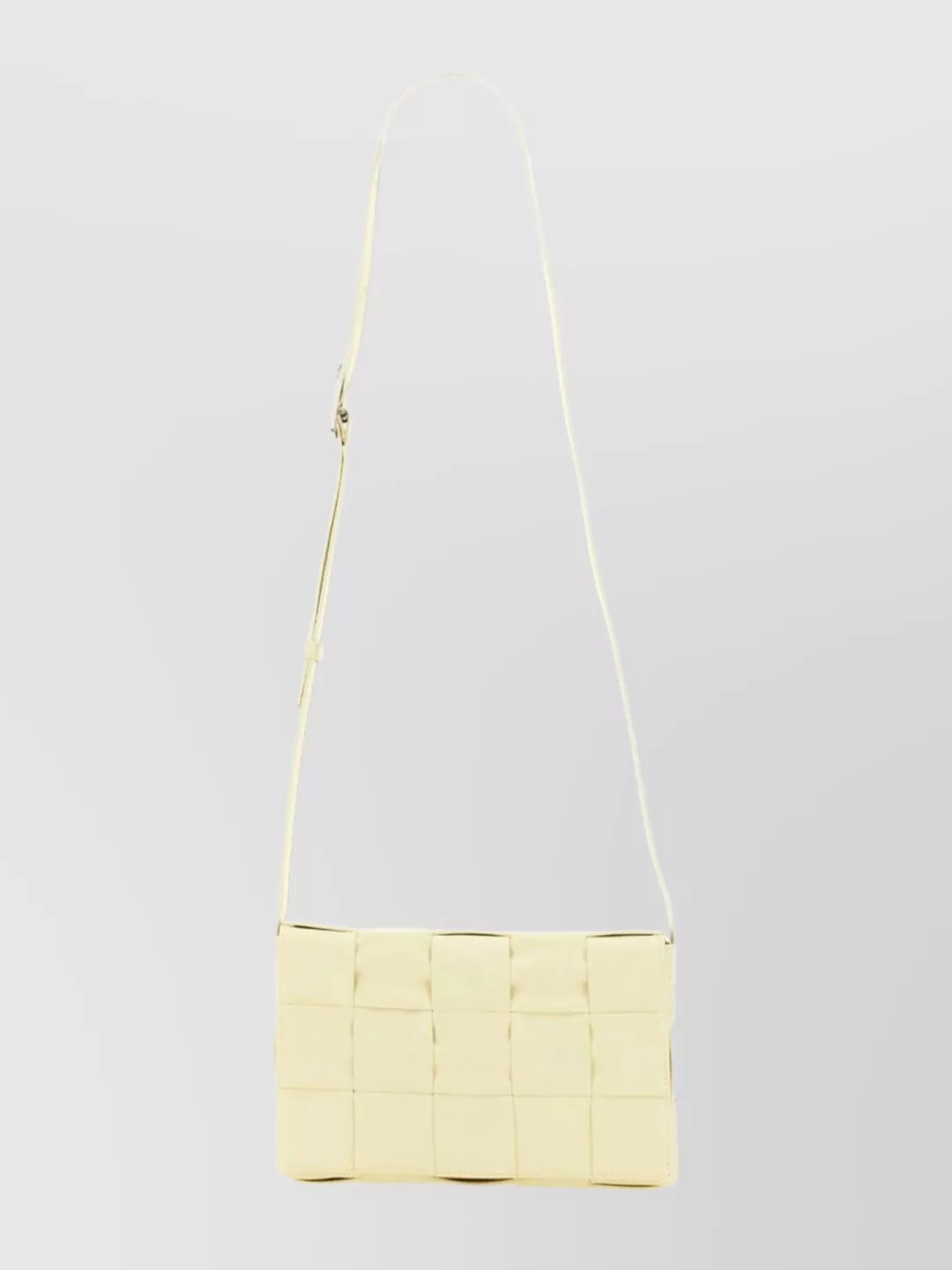 Bottega Veneta Rectangular Woven Messenger Bag With Adjustable Strap