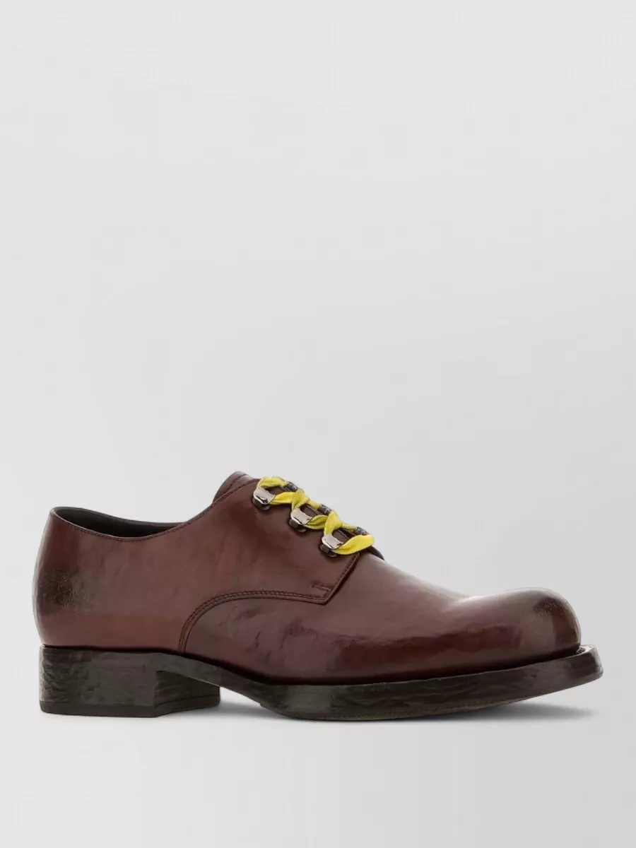 Prada leather derby shoes