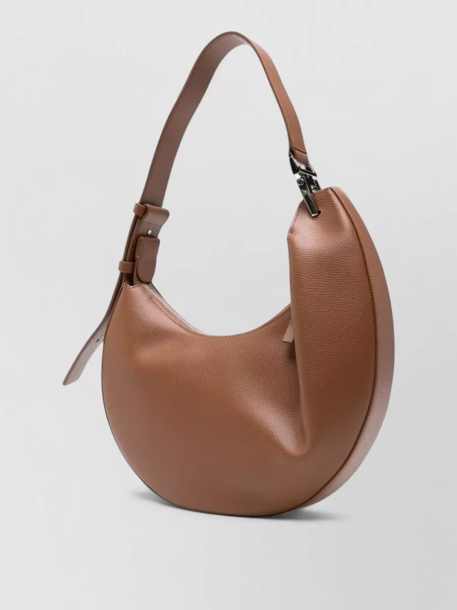 Emporio Armani Pebbled Leather Hobo Bag