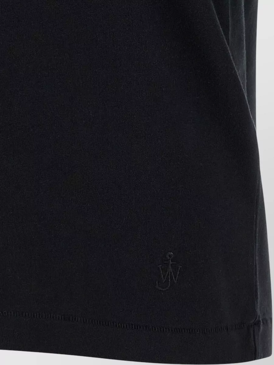 Jw Anderson Short Sleeve Crew Neck Side Tie Top