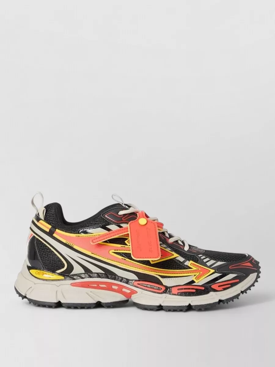 Off-White Mesh Low-Top Sneakers