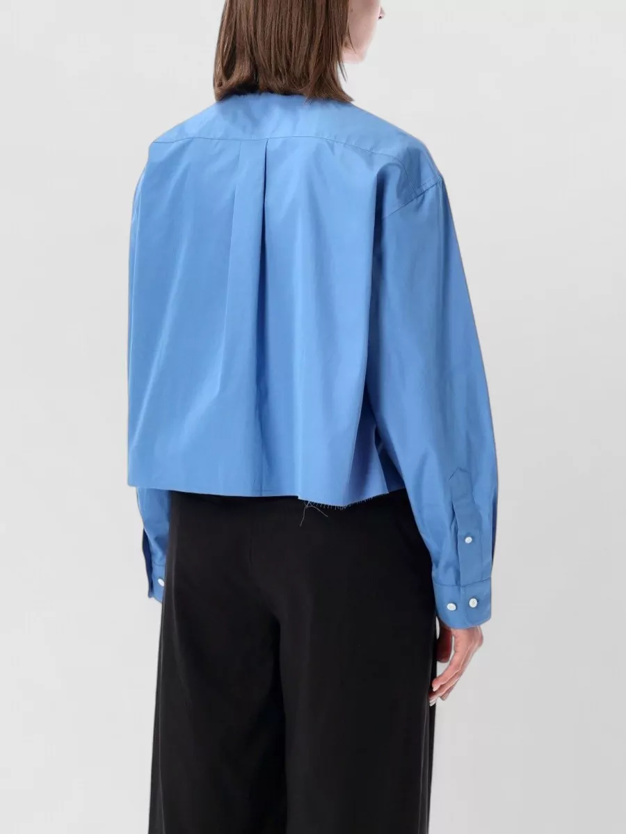 Miu Miu Cotton Cropped Shirt