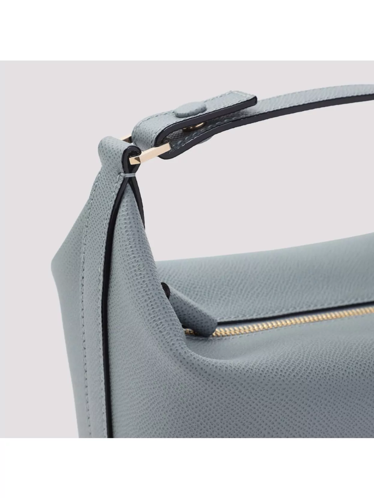 Valextra Textured Leather Mini Bag With Top Handle