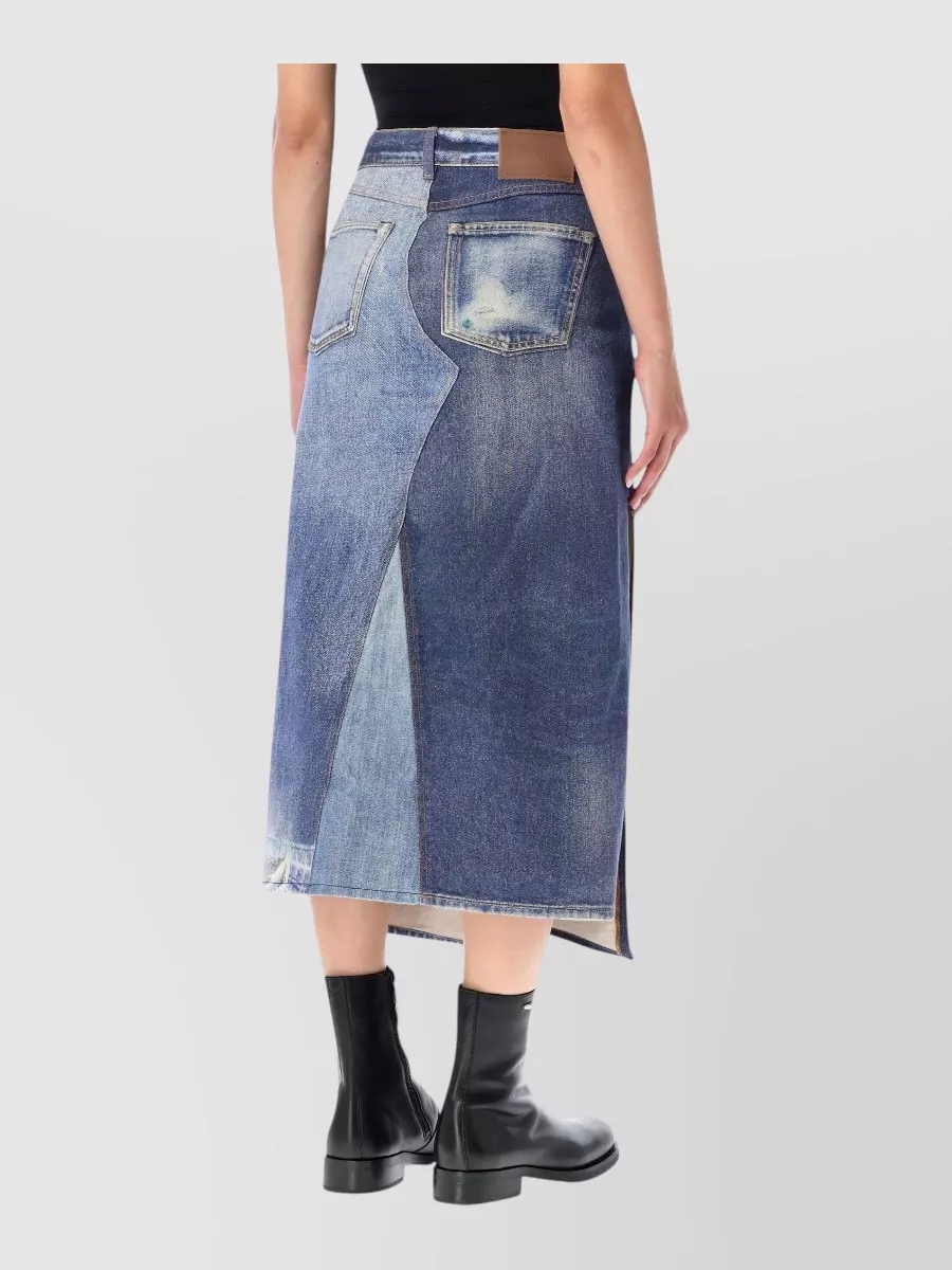 Our Legacy Denim High-Rise A-Line Maxi Skirt