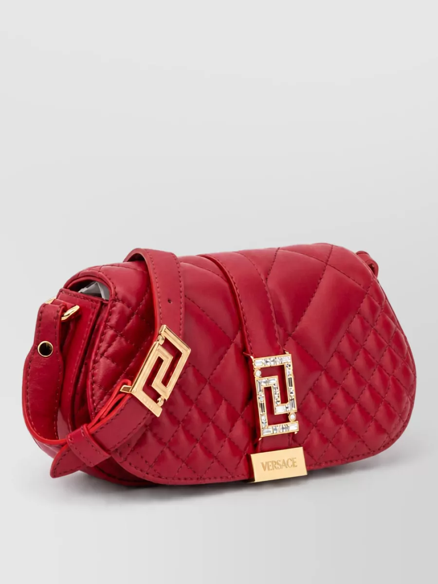 Versace Quilted Leather Cross-Body Bag