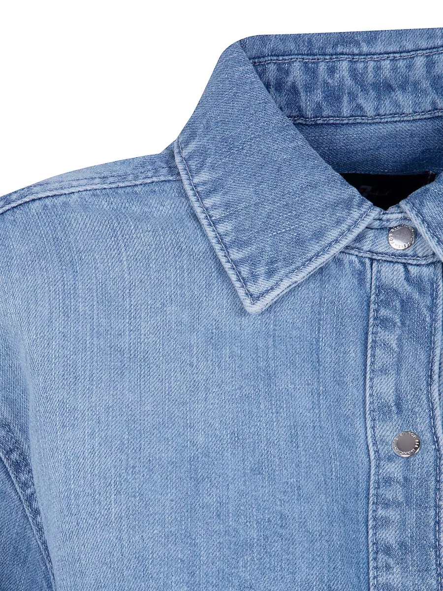 7 For All Mankind Cropped Shirt